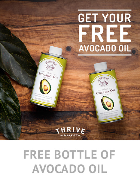 Free Bottle of Avocado Oil